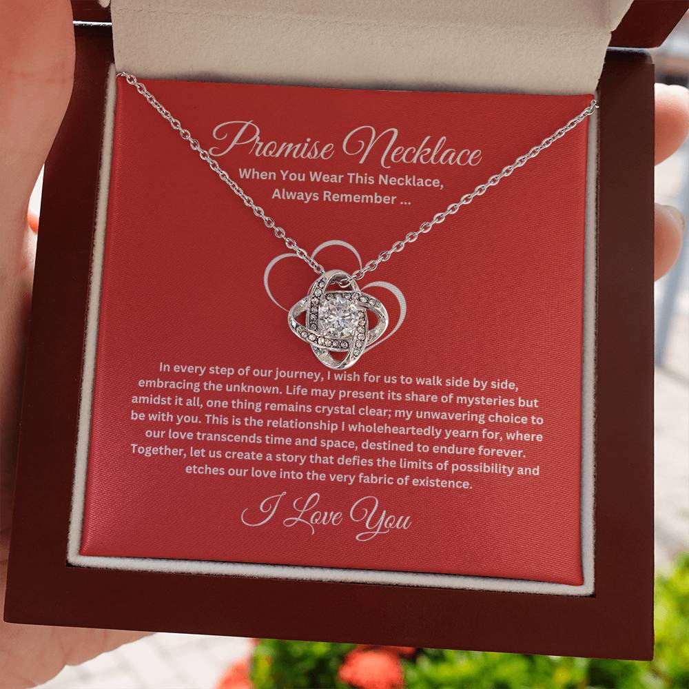 Promise Necklace Love Knot