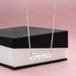 Daughter From Dad Personalized Name Necklace- Exactly As You Are