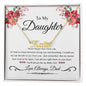 To My Daughter- Breathe Personalized Name Necklace