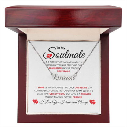Soulmate Tapestry Personalized Name