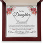 To My Daughter- Breathe Personalized Name Necklace