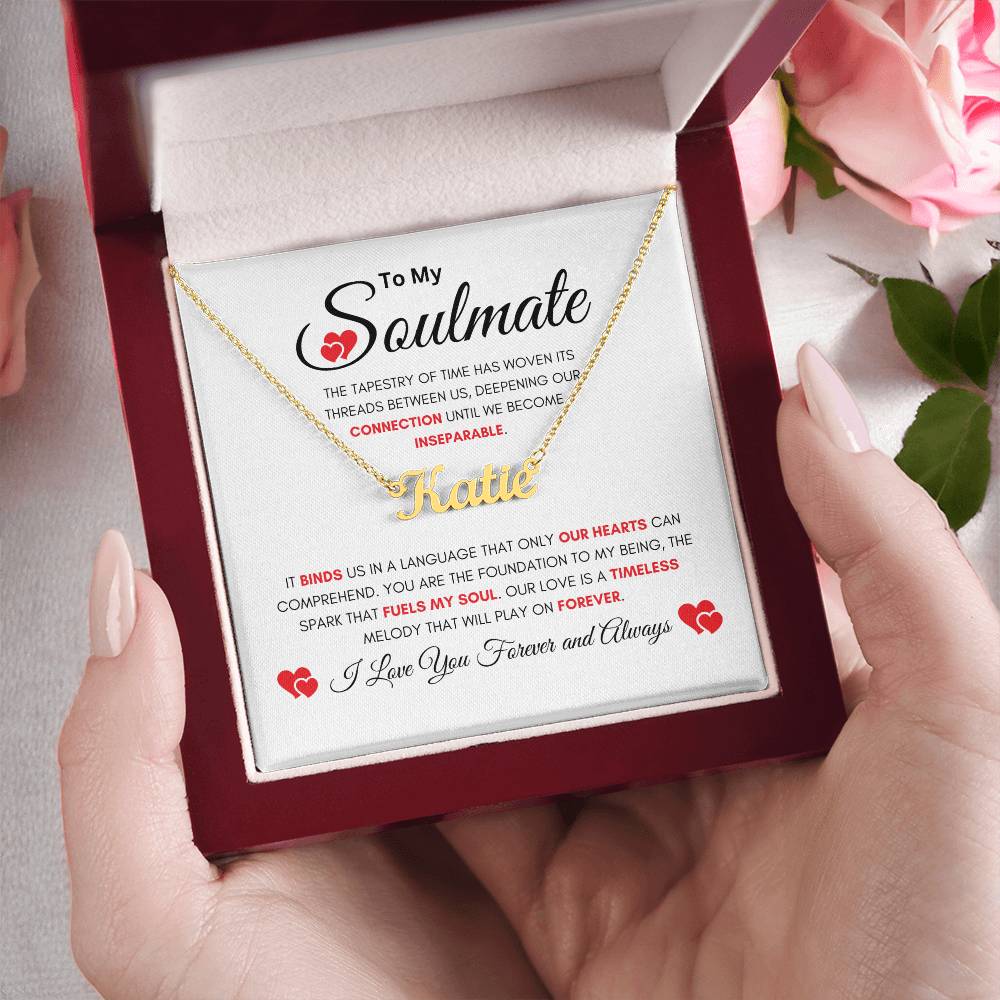 Soulmate Tapestry Personalized Name