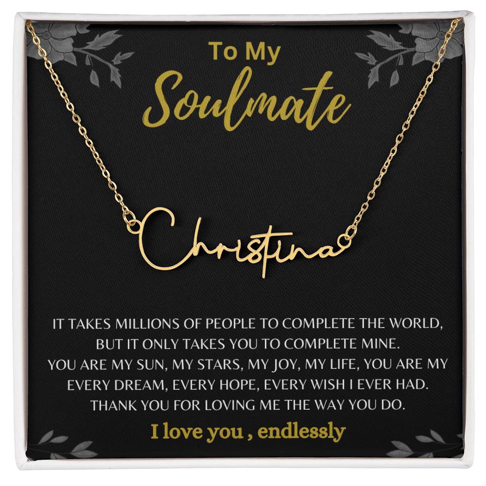 Soulmate- Millions Personalized
