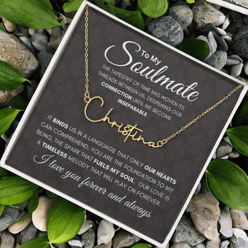 Soulmate Tapestry Name Necklace