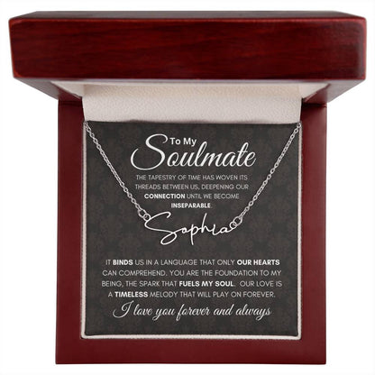 Soulmate Tapestry Name Necklace