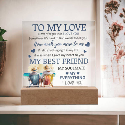 Soulmate Acrylic Beach