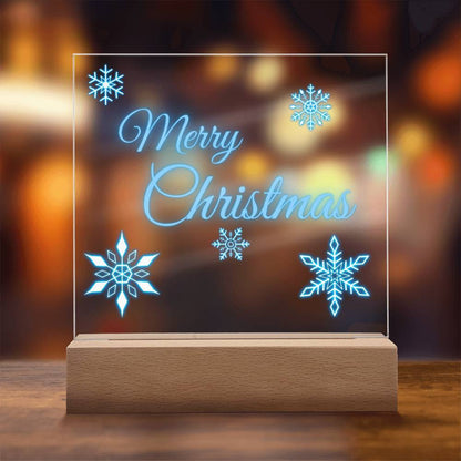 Merry Christmas Neon Acrylic