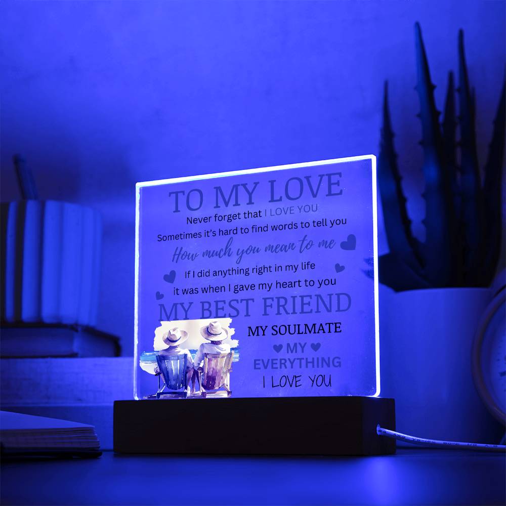 Soulmate Acrylic Beach