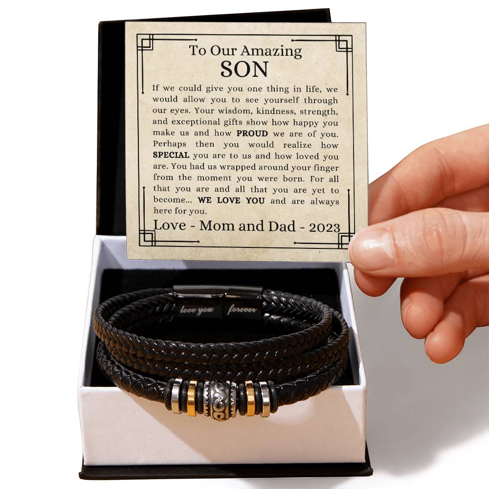 TO OUR AMAZING SON | Bracelet