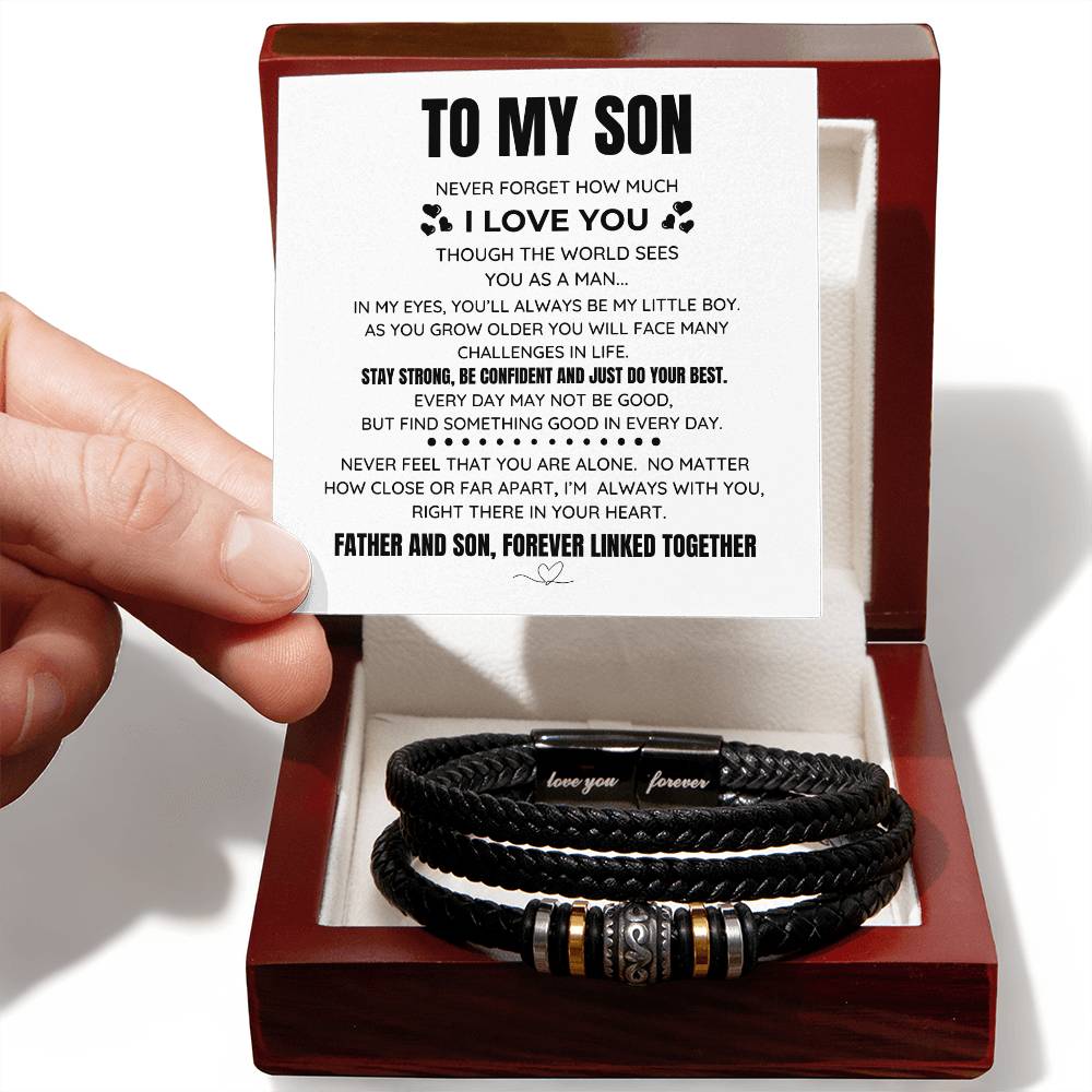 To My Son Never Forget forever Linked Father