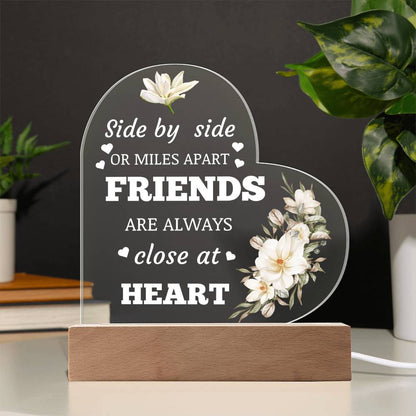 Friends Acrylic Heart