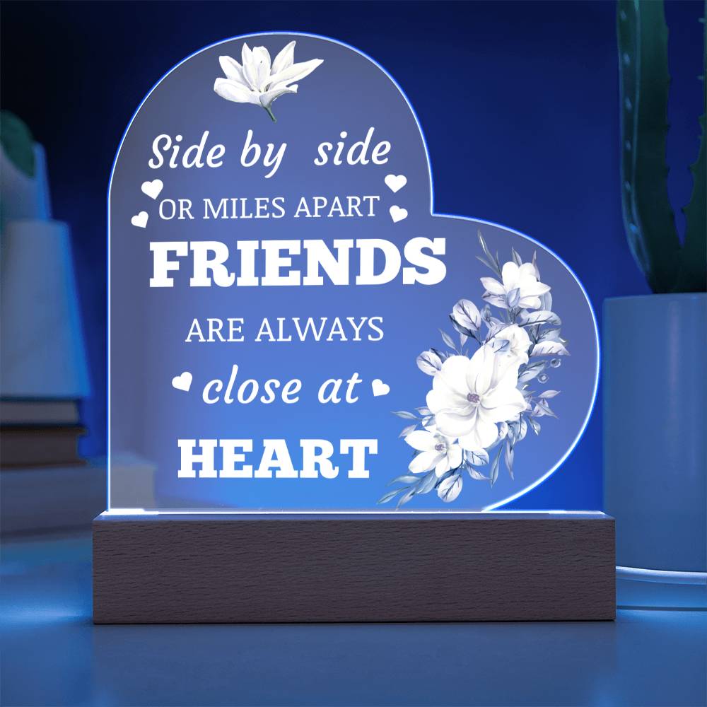 Friends Acrylic Heart
