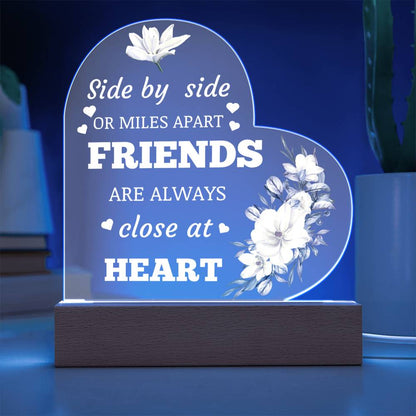 Friends Acrylic Heart