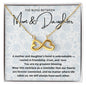 Mom And Daughter Bond Between Us Endless Love Necklace