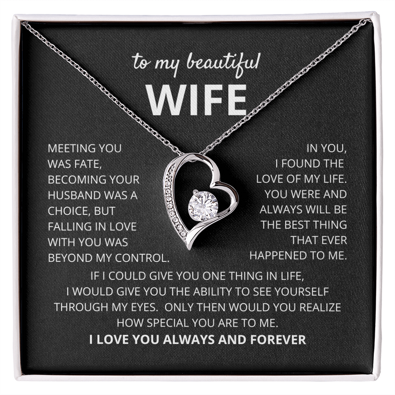 Wife Forever Love Necklace-Falling In Love