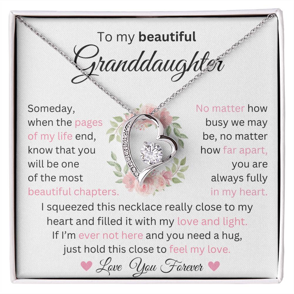 Granddaughter Beautiful Chapter Heart