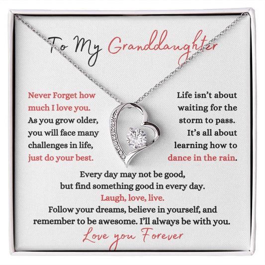 Granddaughter Dance in the Rain | Forever Love Necklace