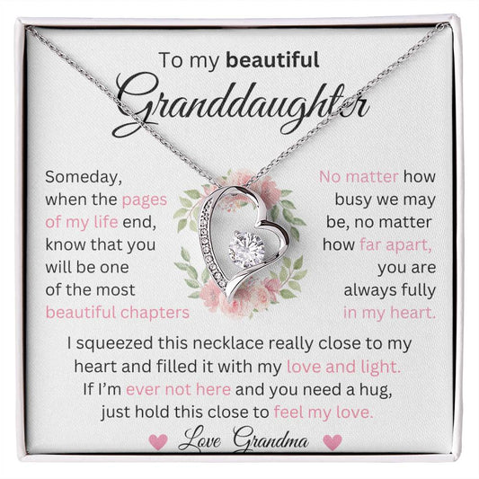 To My Beautiful Granddaughter