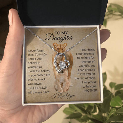 To My Daughter | Lion Mother| Forever Love necklace