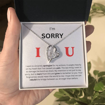 I'm Sorry Heart Necklace