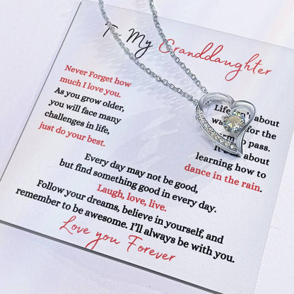 Granddaughter Dance in the Rain | Forever Love Necklace
