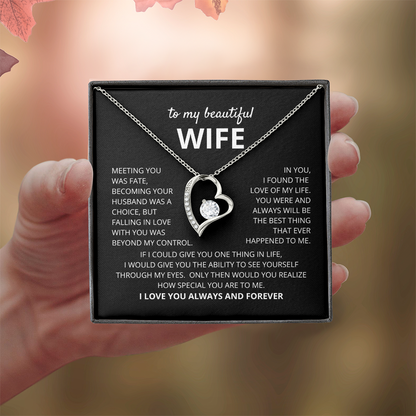 Wife Forever Love Necklace-Falling In Love