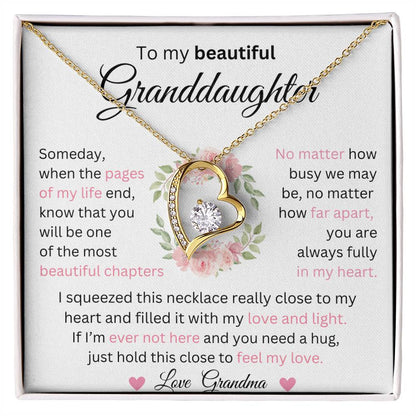To My Beautiful Granddaughter