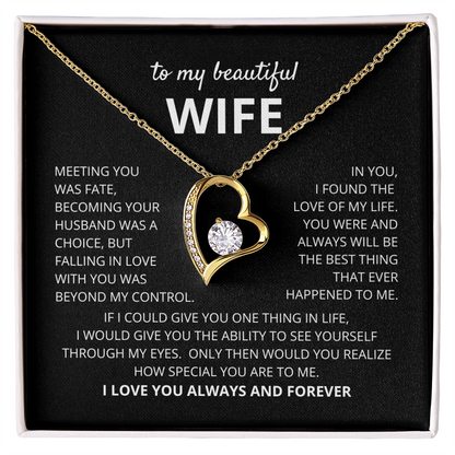 Wife Forever Love Necklace-Falling In Love