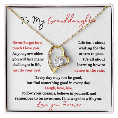 Granddaughter Dance in the Rain | Forever Love Necklace
