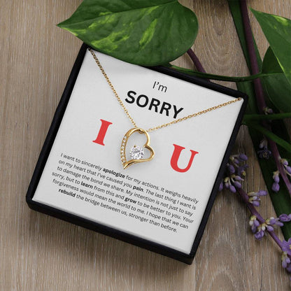 I'm Sorry Heart Necklace