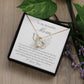 To My Beautiful Mother - Butterfly Forever Love Necklace