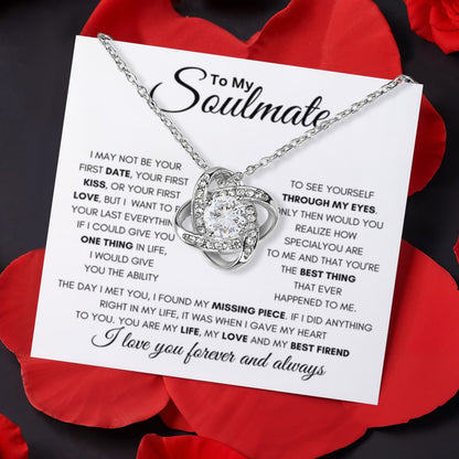 Soulmate Your First- Love Knot in Rotating Rose Box