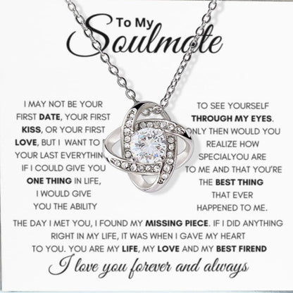 Soulmate Your First- Love Knot in Rotating Rose Box