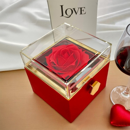 Soulmate Your First- Love Knot in Rotating Rose Box