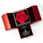 To My Love Preserved Rose Box Gift Set – Hidden Drawer Necklace (Alluring Beauty Pendant)