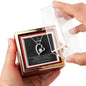To My Love Necklace & Preserved Rose Gift Box — Hidden Drawer Rose Jewelry Case (FOREVER LOVE Pendant)