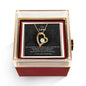To My Love Necklace & Preserved Rose Gift Box — Hidden Drawer Rose Jewelry Case (FOREVER LOVE Pendant)