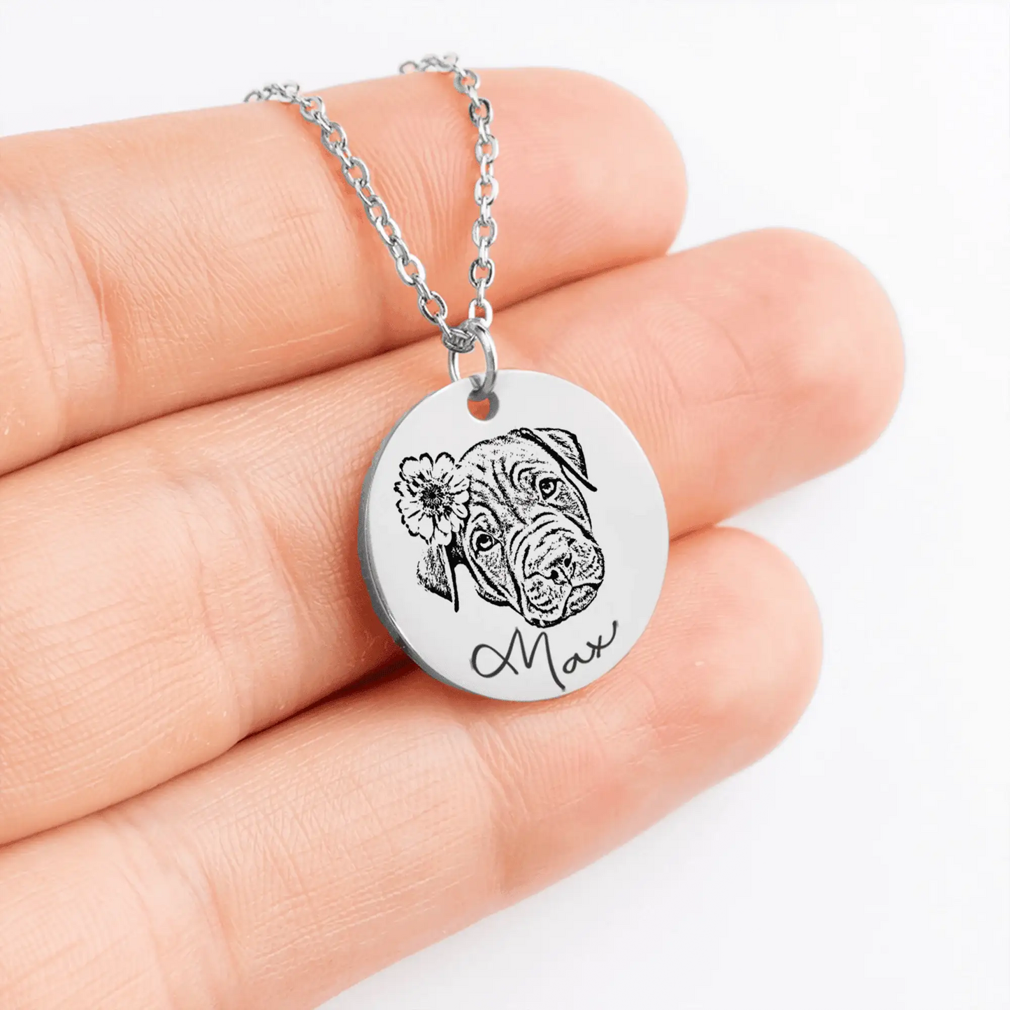 Pet Portrait - Personalized Necklace