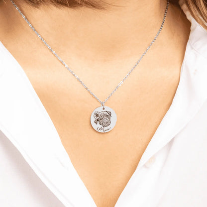 Pet Portrait - Personalized Necklace