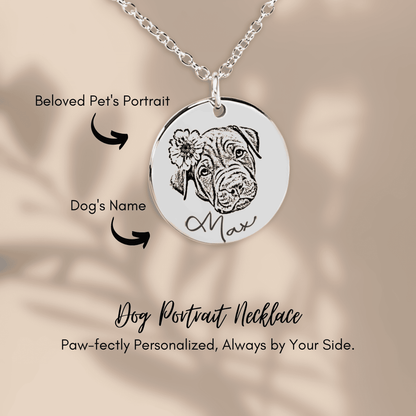 Dog Portrait Necklace