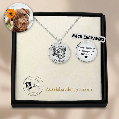 Pet Portrait - Personalized Necklace
