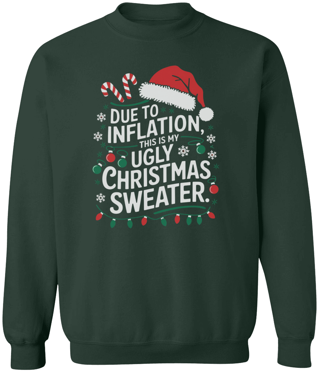 Inflation Ugly Christmas Sweater- Adult Unisex