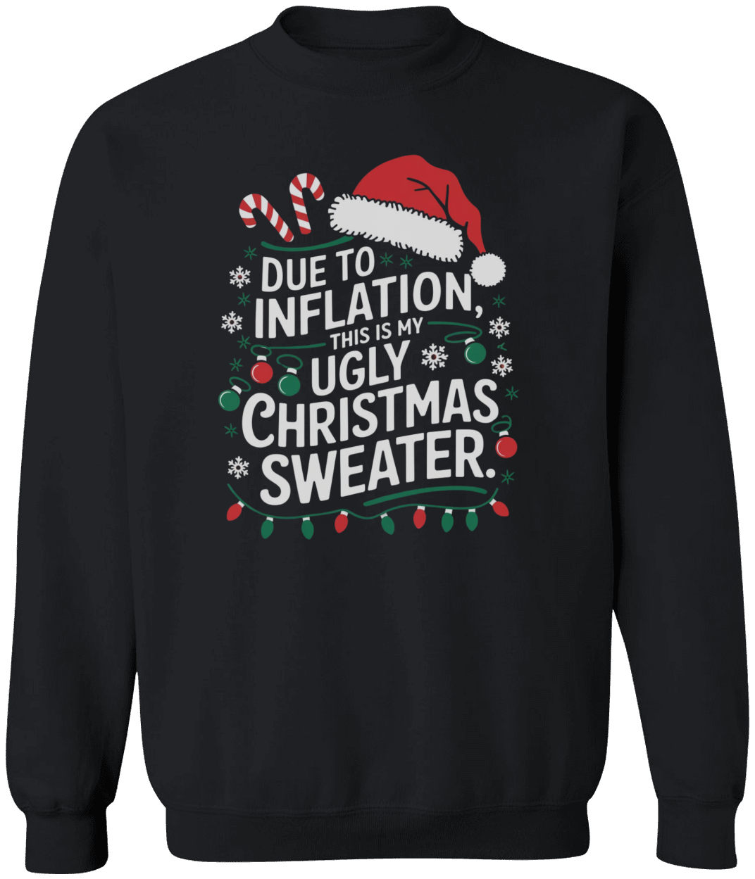 Inflation Ugly Christmas Sweater- Adult Unisex