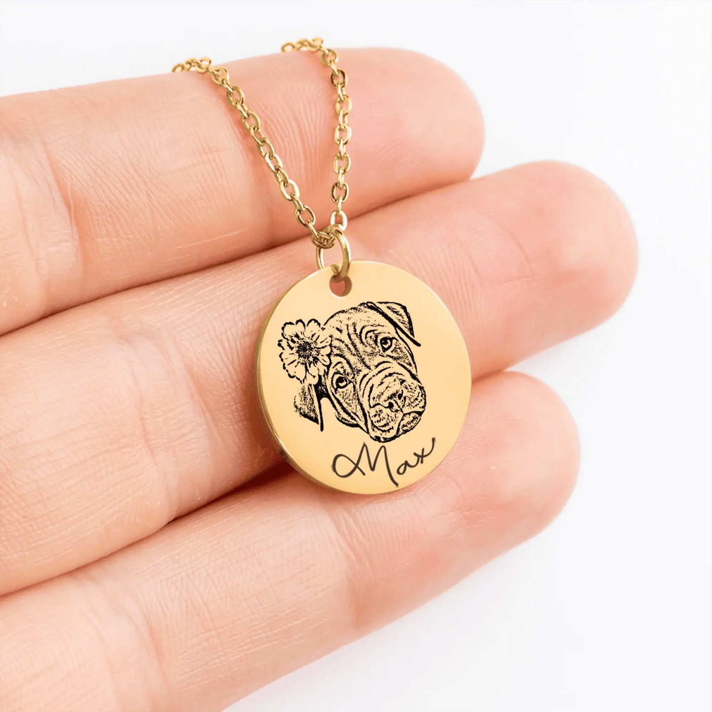 Pet Portrait - Personalized Necklace