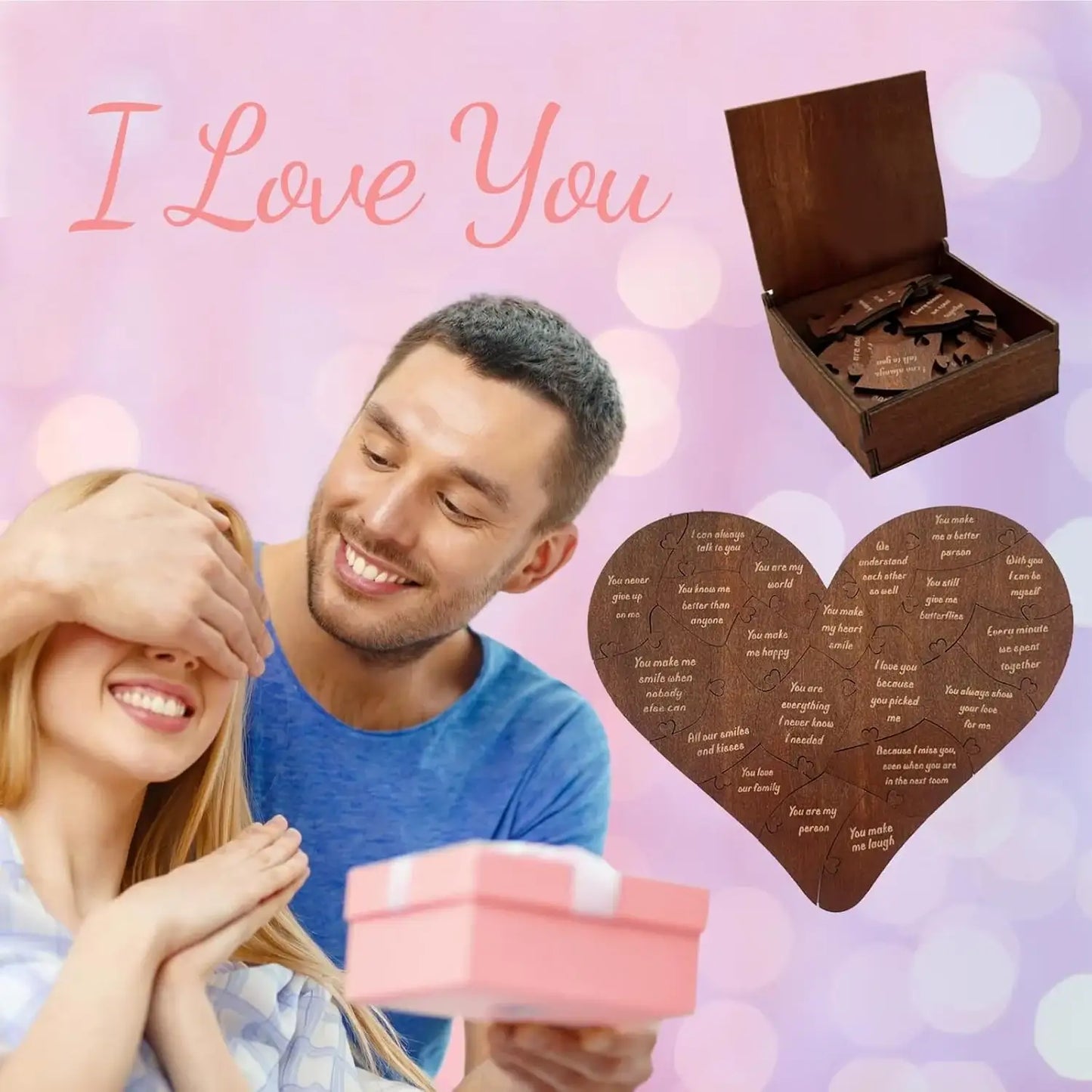 Keepsake Heart Puzzle Box