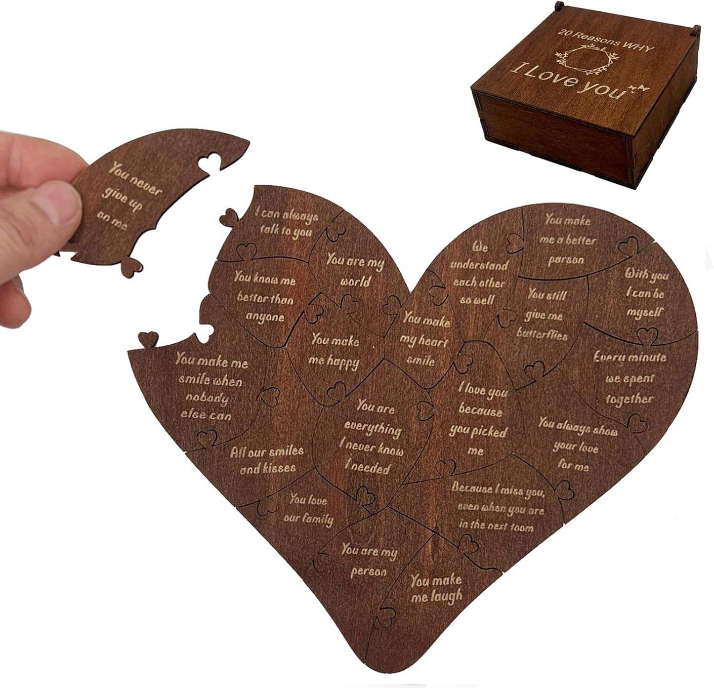 Keepsake Heart Puzzle Box