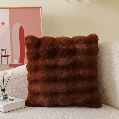 CloudSoft™ Faux Fur Pillow Case - Square