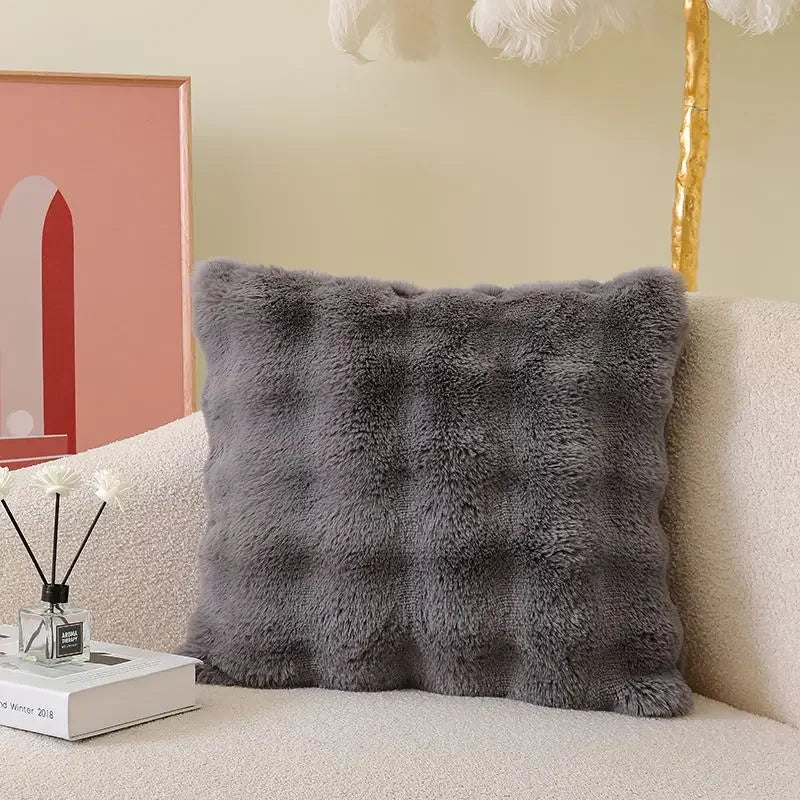 CloudSoft™ Faux Fur Pillow Case - Square