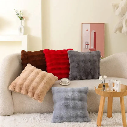 CloudSoft™ Faux Fur Pillow Case - Square