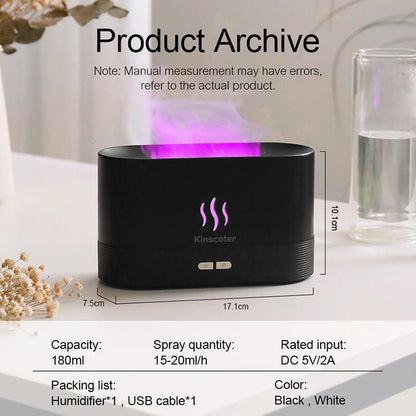 Flame Aroma LED Diffuser/Humidifier